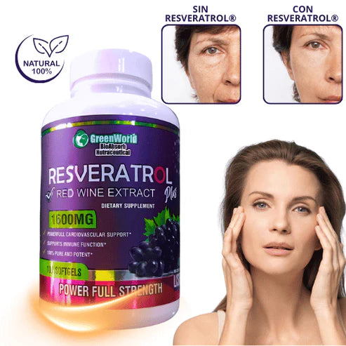 RESVERATROL: EL MEJOR ANTIOXIDANTE QUE REJUVENECE POR COMPLETO TODO TU CUERPO
