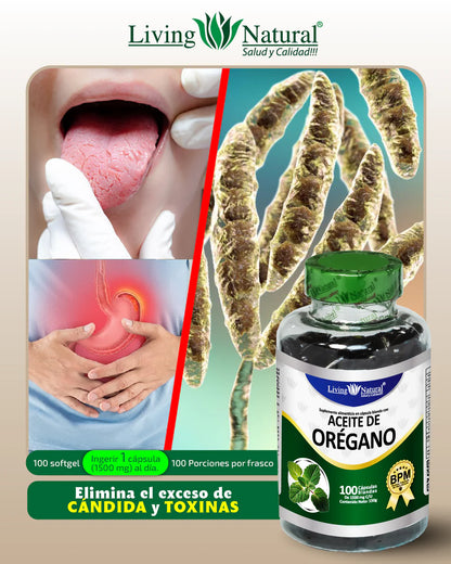 ACEITE DE OREGANO 1500MG/100 CAP