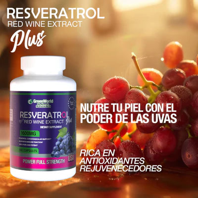RESVERATROL: EL MEJOR ANTIOXIDANTE QUE REJUVENECE POR COMPLETO TODO TU CUERPO